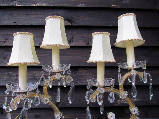 Paire de lampes de chevet Louis XIV d'époque française style Marie-Thérèse