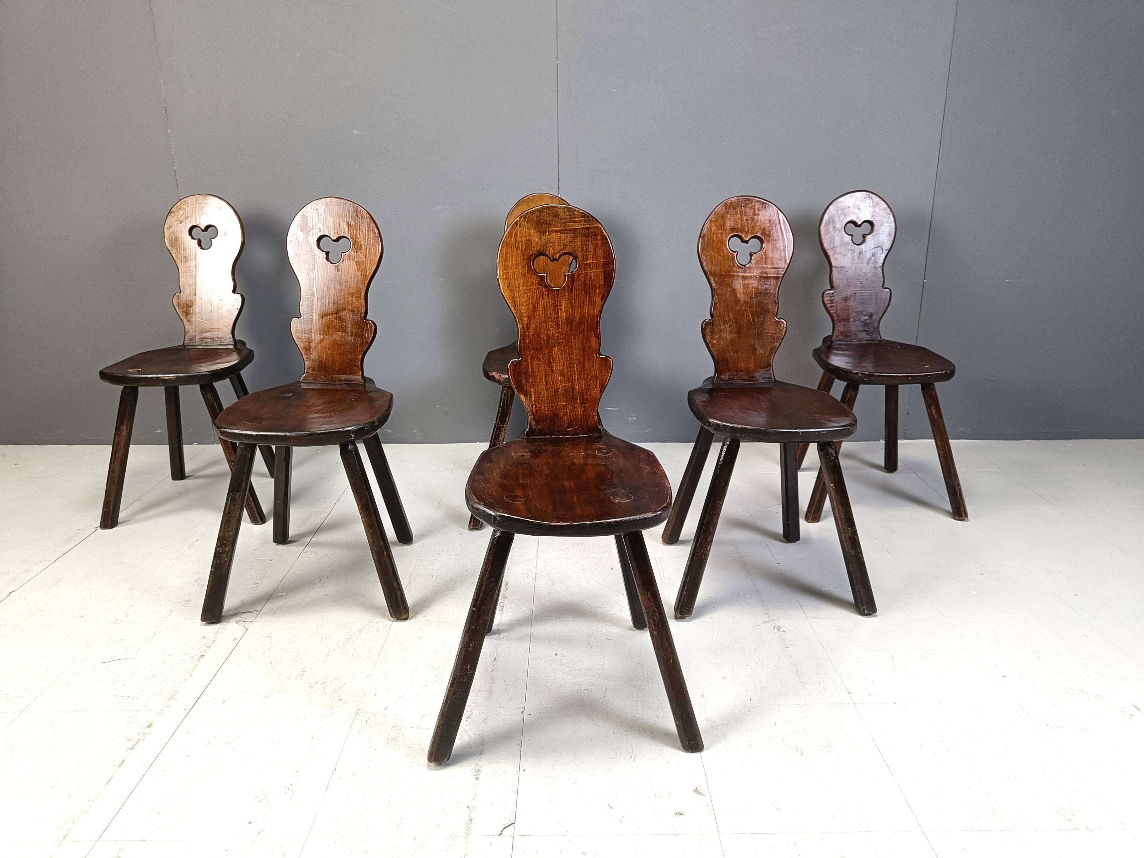 Vintage brutalist chairs, 1960s