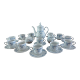 Service café porcelaine fine