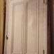 Haussmannian door 83x219 with old glazed transom frame 100x310 interior
