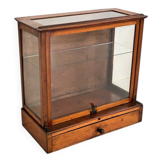 1930s pharmacy display case