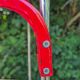 Omstak chair by Rodney Kinsman, vintage red metal.