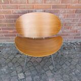 Scandinavian thermoformed wooden chair