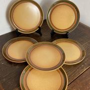Dessert plates in stoneware, Bidonviller France