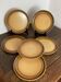 Dessert plates in stoneware, Bidonviller France