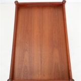 "AT-45" teak serving trolley by Hans Wegner for Andreas Tuck / Mid-century Danish modern design / 1960s