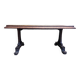 Table de bistrot Art Nouveau en acajou