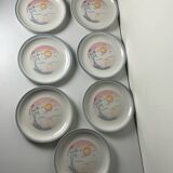 Vintage plates from the 1980s