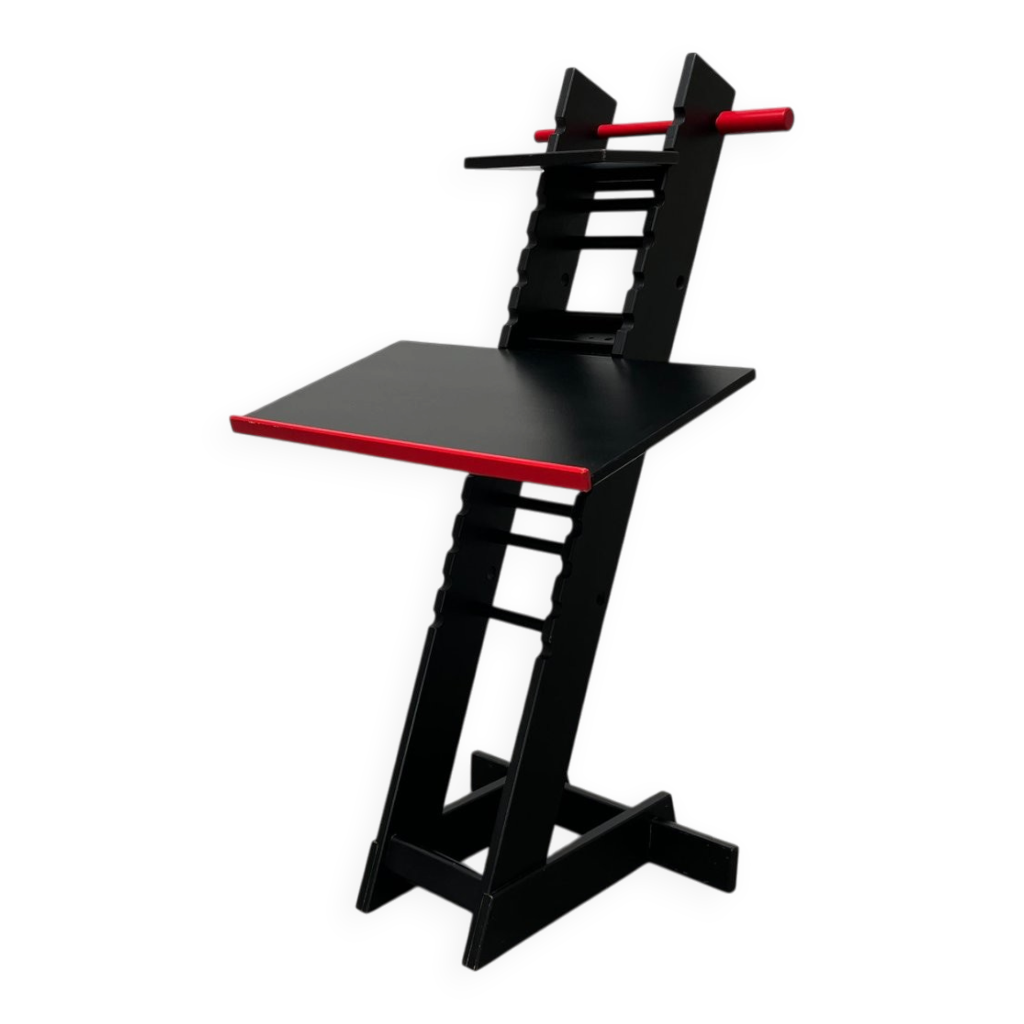 Postmodern standing desk by Holznest Design