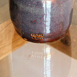Chevrette en barbotine, forme aubergine