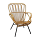 Fauteuil en rotin Dutch Design 1960