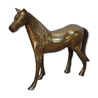 Brass horse