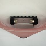 Set of six De Majo sconces in thick pink murano glass. Italy 1980s