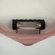 Set of six De Majo sconces in thick pink murano glass. Italy 1980s