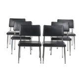 Six chaises Prestige par Pierre Guariche édition Temoin