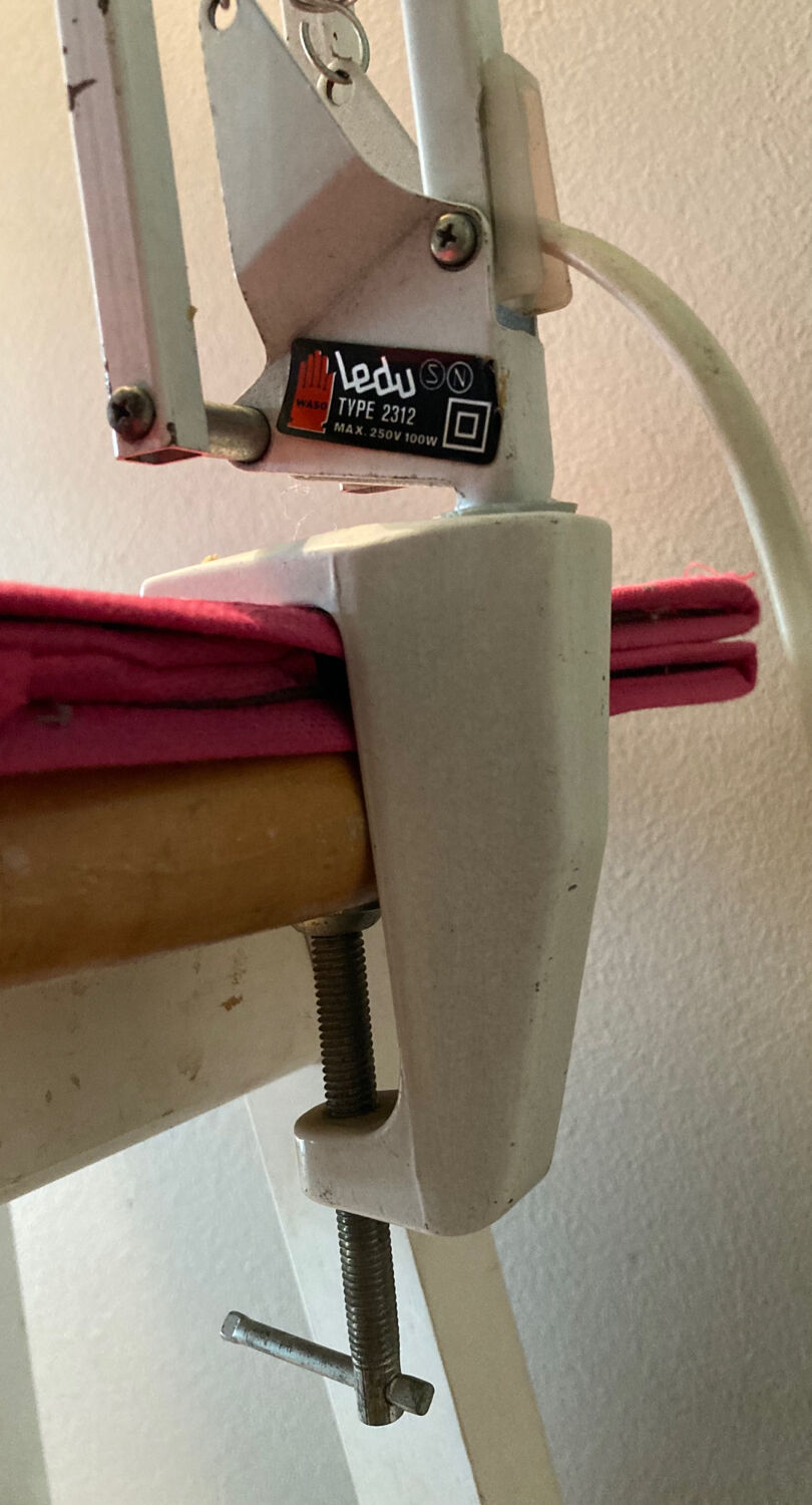 Workshop lamp or architect lamp LEDU type 2312 1970s