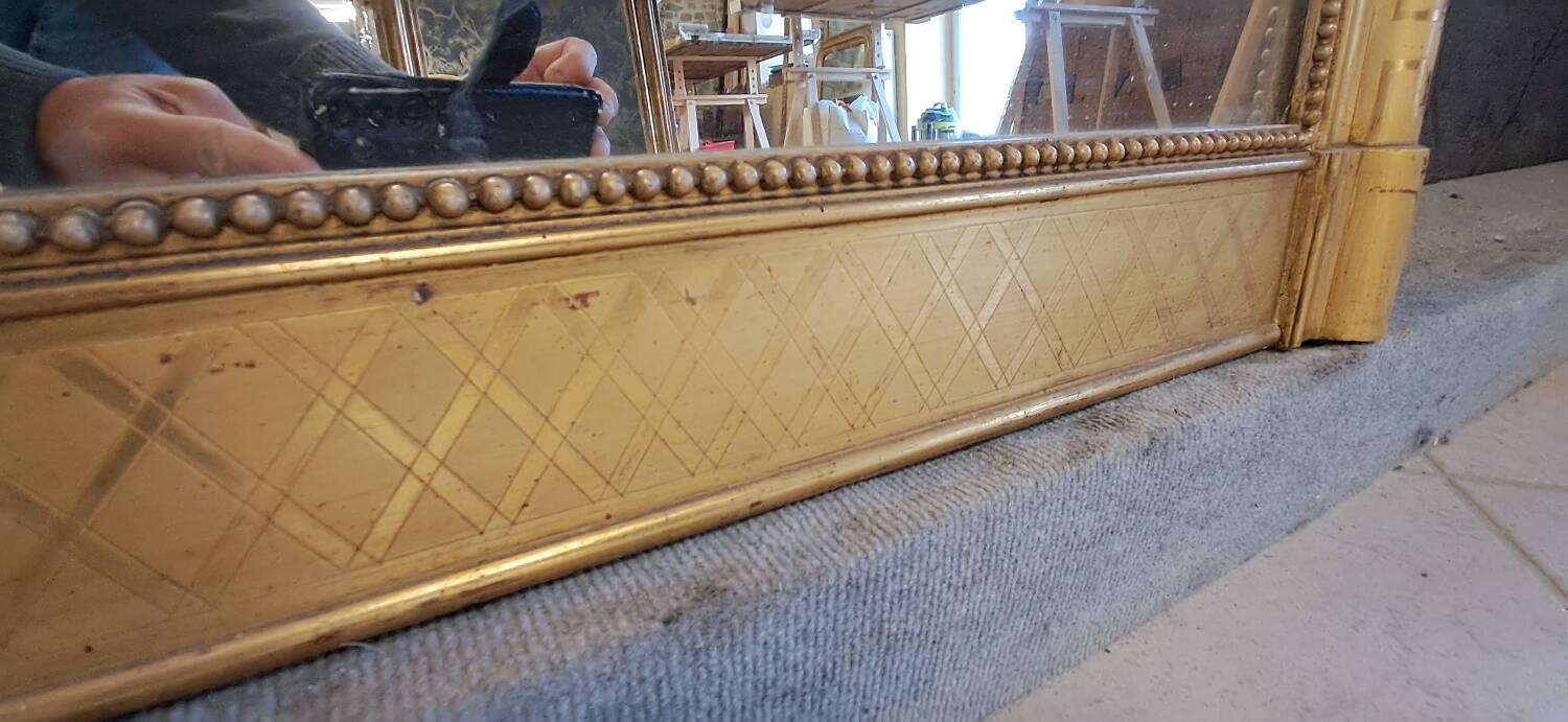 Louis Philippe period mirror 141 x 102