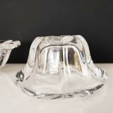 Set of 3 cups including one signed Val Saint Lambert