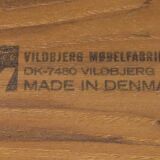 Pull out tables by Kai Kristiansen for Vildbjerg Møbelfabrik, 1960