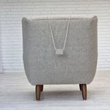 1960s, Danish design by Kurt Østervig, armchair model 61, wool, teak.