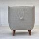 1960s, Danish design by Kurt Østervig, armchair model 61, wool, teak.
