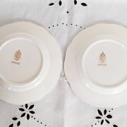 Yellow dessert service in Lunéville earthenware, Jonquille model