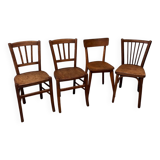 4 vintage bistro chairs