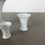 Set of 3 Op Art Vase Porcelain German Vase by Fürstenberg Ceramics Germany 1970s