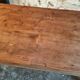 Antique French farmhouse dining table in oak and pine, circa 1900
