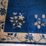Tapis ancien chinois peking fait main 125cm x 195cm 1900s