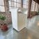 Curved vintage white chest of drawers