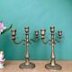 Paire de chandeliers vintage