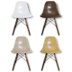 Set of 4 chairs Eames DSW fiberglass