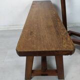 Paire de bancs de ferme