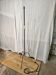 Yellow scoubidou floor lamp 1960