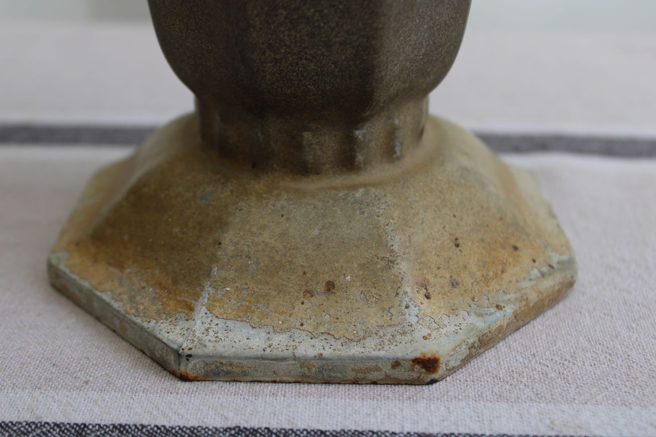 Cast iron vase