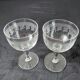 Verres à vin en cristal Baccarat Pompadour