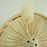 Scandinavian GDR wool en wooden hanging