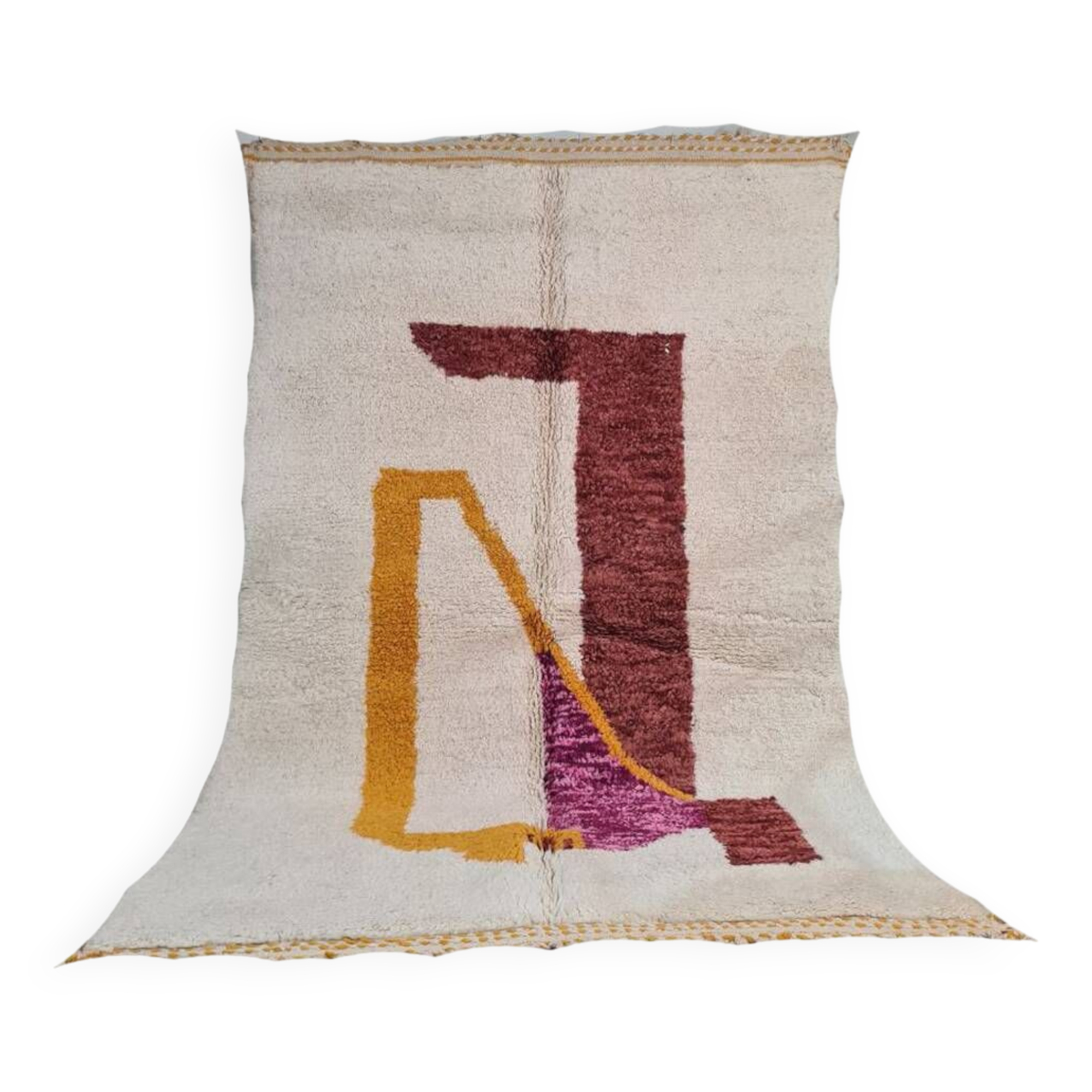 Tapis berbère Mrirt en laine fait main 250 X 150 CM