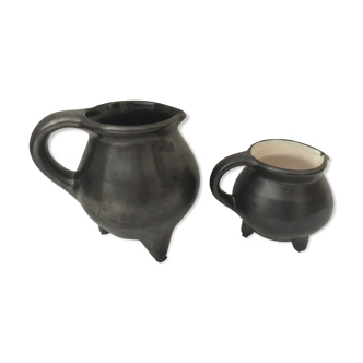 Set of 2 ceramics from Atelier Périgordine - 1950