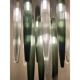 Contemporary Luxury Italian Green "Swords" Murano Glass Cascade by Simoeng