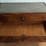 Commode art déco en noyer