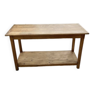 Oak draper table console 150cm