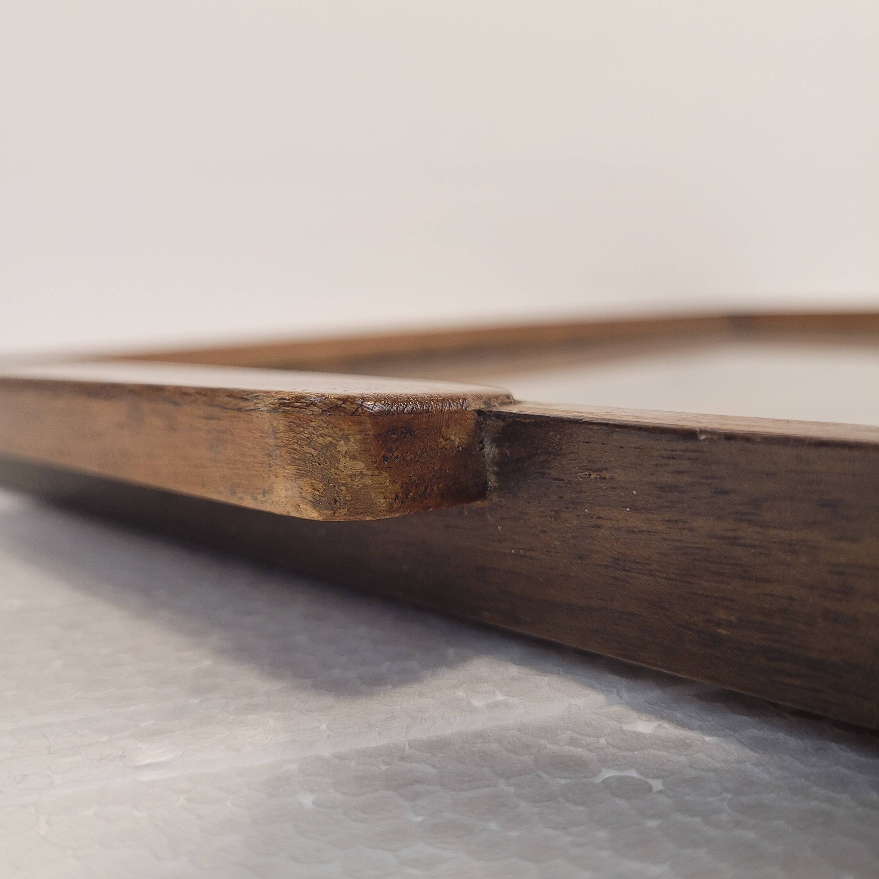 Bandeja Art Deco, Marquetería and crystal, 1950 – France