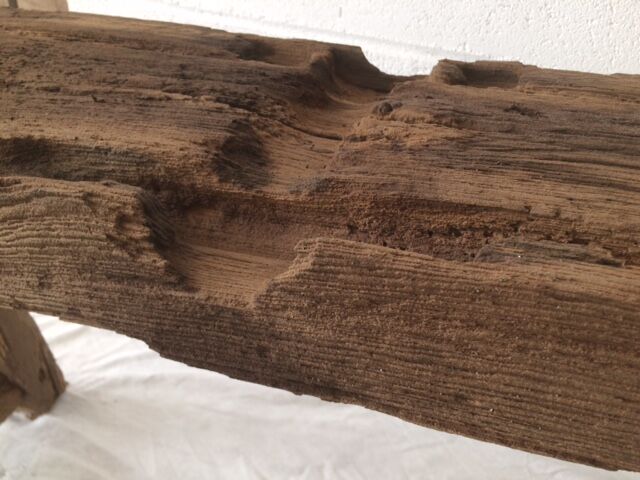 Workbench out of his barn wood