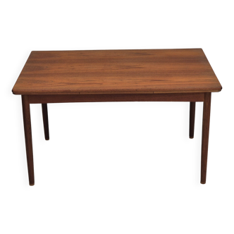 1970s, Danish foldable dining table, teak wood, original condition.