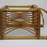 Rattan shelf