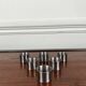 Set de 6 rond de serviette en inox