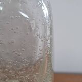 Biot bubble glass bottle