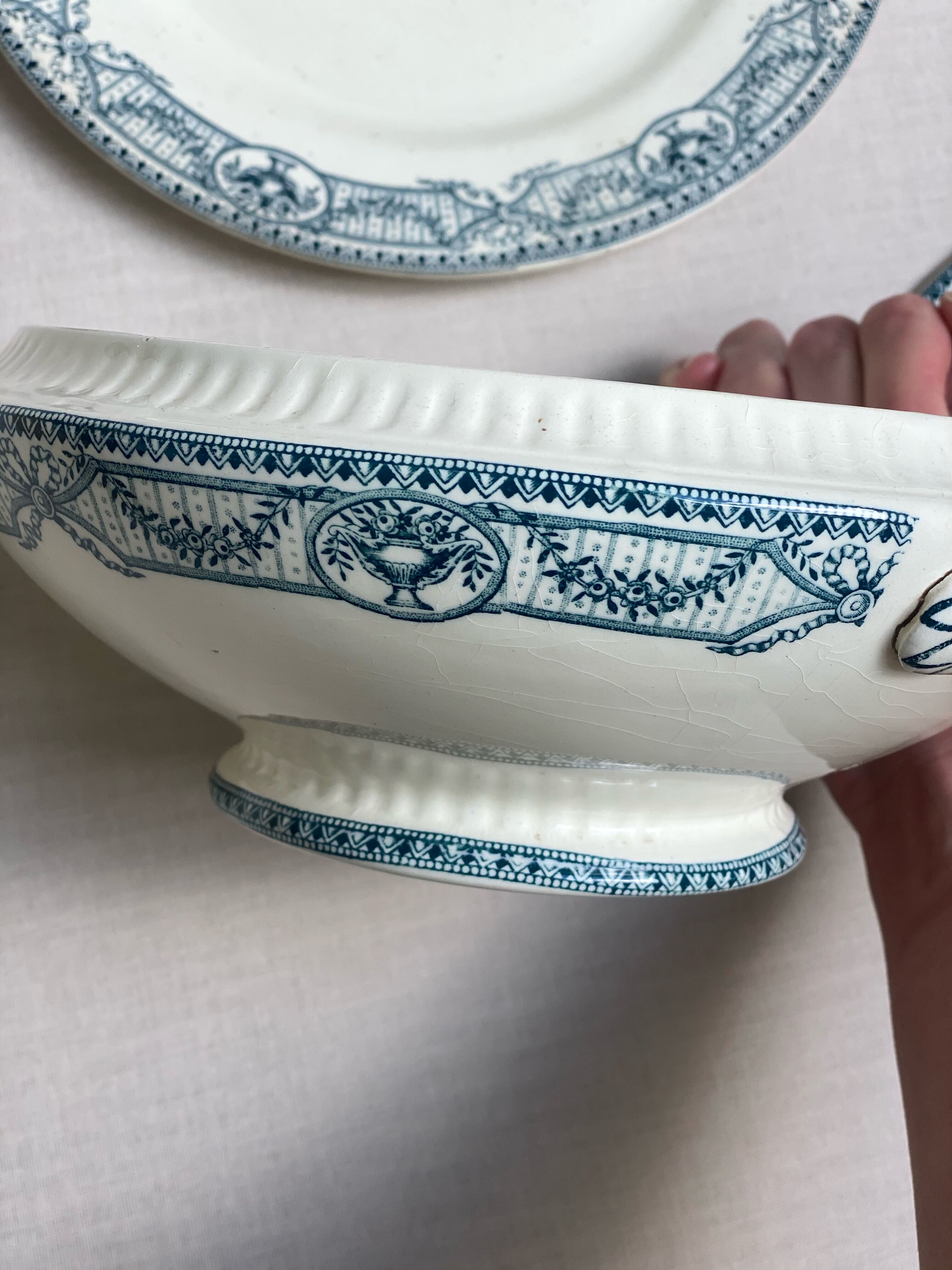 Soup pot iron earth Salins